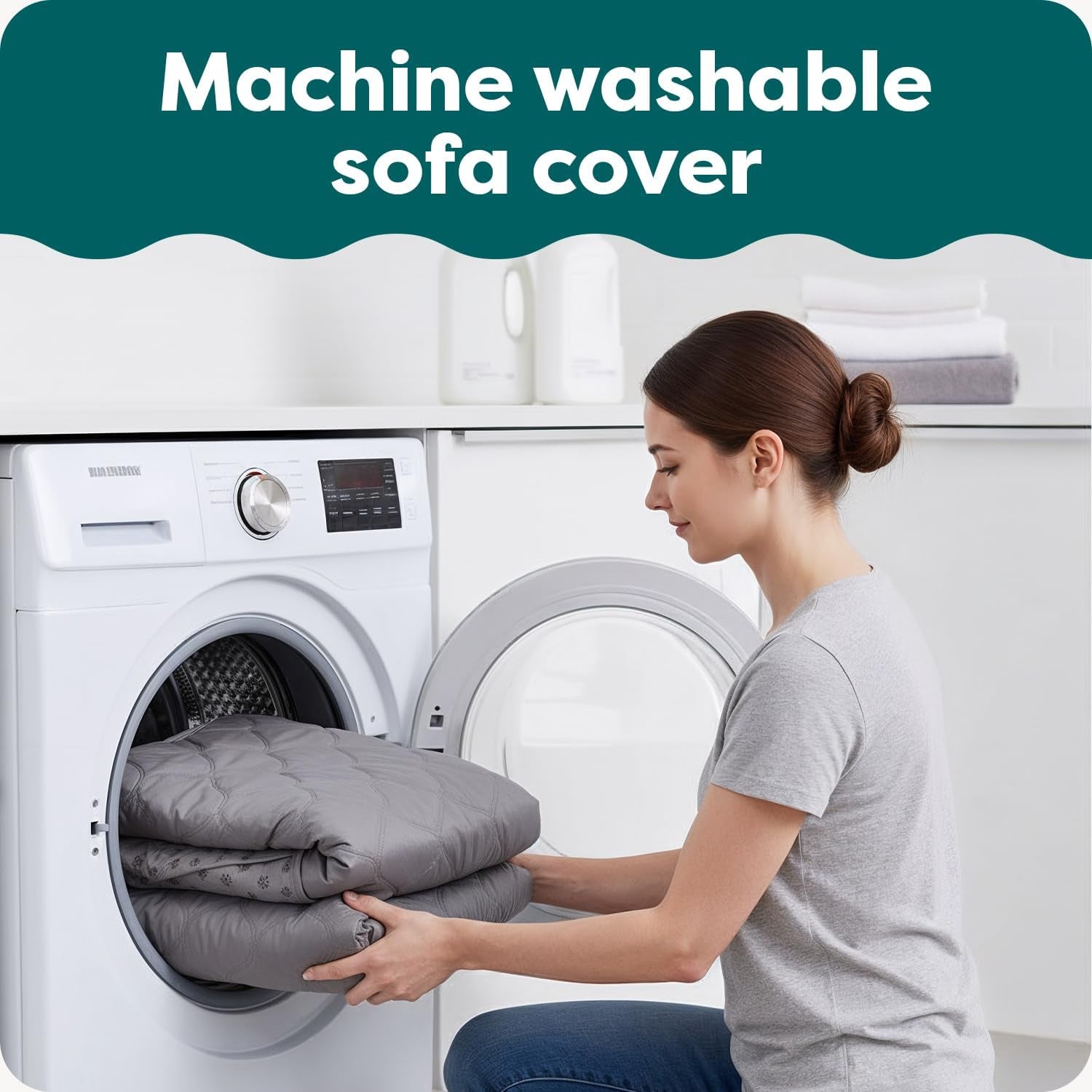 Luxury Reversible Sofa Protector | Waterproof Quilted Couch Cover for Dogs & Cats